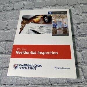 30 Hour Residential Inspection 2017  Champions School Of Real Estate
